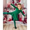 imageStelle Ballet Leotards for Girls Long Sleeve Toddler Dance Leotard Outfits with Skirt ClassicLittleBig KidGreen