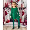 imageStelle Ballet Leotards for Girls Long Sleeve Toddler Dance Leotard Outfits with Skirt ClassicLittleBig KidGreen