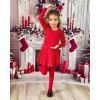 imageStelle Ballet Leotards for Girls Long Sleeve Toddler Dance Leotard Outfits with Skirt ClassicLittleBig KidRed