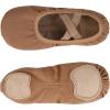 imageStelle Ballet Shoes Toddler Slippers Highly Elastic Canvas Girls Ballerina Dance Shoes for ToddlerLittle KidBig KidWomenTan