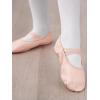 imageStelle Ballet Shoes for Girls Dance Slippers Genuine Leather Ballerina Shoes for ToddlerLittle KidBig KidBallet Pink Notie