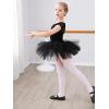 imageStelle Ballet Shoes for Girls Dance Slippers Genuine Leather Ballerina Shoes for ToddlerLittle KidBig KidBlack Notie