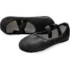 imageStelle Ballet Shoes for Girls Dance Slippers Genuine Leather Ballerina Shoes for ToddlerLittle KidBig KidBlack Notie