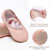 imageStelle Ballet Shoes for Girls Toddler Dance Slippers Soft Leather Ballerina Boys Shoes for ToddlerLittle KidBig KidWomenBallet Pink
