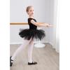 imageStelle Ballet Shoes for Girls Toddler Dance Slippers Soft Leather Ballerina Boys Shoes for ToddlerLittle KidBig KidWomenBlack