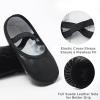 imageStelle Ballet Shoes for Girls Toddler Dance Slippers Soft Leather Ballerina Boys Shoes for ToddlerLittle KidBig KidWomenBlack