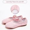 imageStelle Ballet Shoes for Girls Toddler Dance Slippers Soft Leather Ballerina Boys Shoes for ToddlerLittle KidBig KidWomenPink