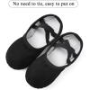 imageStelle Canvas Ballet Shoes Toddler Girls Ballet Slippers NoTie Boys Dance ShoesBlack
