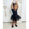 imageStelle Canvas Ballet Shoes Toddler Girls Ballet Slippers NoTie Boys Dance ShoesBlack