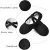 imageStelle Canvas Ballet Shoes Toddler Girls Ballet Slippers NoTie Boys Dance ShoesBlack