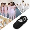 imageStelle Canvas Ballet Shoes Toddler Girls Ballet Slippers NoTie Boys Dance ShoesBlack