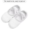 imageStelle Canvas Ballet Shoes Toddler Girls Ballet Slippers NoTie Boys Dance ShoesWhite