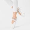 imageStelle Canvas Ballet Shoes Toddler Girls Ballet Slippers NoTie Boys Dance ShoesWhite