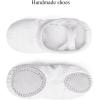 imageStelle Canvas Ballet Shoes Toddler Girls Ballet Slippers NoTie Boys Dance ShoesWhite