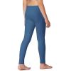 imageStelle Girls Athletic Leggings Kids Dance Running Yoga Pants Workout Active Dance Tights with PocketsAtlantic Blue