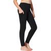 imageStelle Girls Athletic Leggings Kids Dance Running Yoga Pants Workout Active Dance Tights with PocketsBlackcharcoalnavy 2 Side Pocket