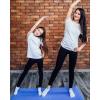 imageStelle Girls Athletic Leggings Kids Dance Running Yoga Pants Workout Active Dance Tights with PocketsBlackcharcoalnavyespresso