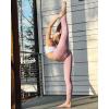 imageStelle Girls Athletic Leggings Kids Dance Running Yoga Pants Workout Active Dance Tights with PocketsBlackcharcoalnavypink