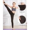 imageStelle Girls Athletic Leggings Kids Dance Running Yoga Pants Workout Active Dance Tights with PocketsEspresso2 Side Pocket