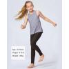 imageStelle Girls Athletic Leggings Kids Dance Running Yoga Pants Workout Active Dance Tights with PocketsEspresso2 Side Pocket