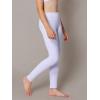imageStelle Girls Athletic Leggings Kids Dance Running Yoga Pants Workout Active Dance Tights with PocketsLavender 2 Side Pocket