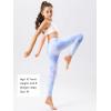 imageStelle Girls Athletic Leggings Kids Dance Running Yoga Pants Workout Active Dance Tights with PocketsLilac Sky
