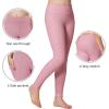 imageStelle Girls Athletic Leggings Kids Dance Running Yoga Pants Workout Active Dance Tights with PocketsPink 2 Side Pocket