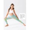 imageStelle Girls Athletic Leggings Kids Dance Running Yoga Pants Workout Active Dance Tights with PocketsSpring Pastel