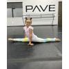 imageStelle Girls Athletic Leggings Kids Dance Running Yoga Pants Workout Active Dance Tights with PocketsSpring Pastel