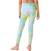 imageStelle Girls Athletic Leggings Kids Dance Running Yoga Pants Workout Active Dance Tights with PocketsSpring Pastel