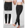 imageStelle Girls Athletic Leggings Kids Dance Workout Running Yoga Pants with Hidden Pocket2packblack