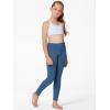 imageStelle Girls Athletic Leggings Kids Dance Workout Running Yoga Pants with Hidden PocketAtlantic Blue