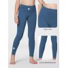 imageStelle Girls Athletic Leggings Kids Dance Workout Running Yoga Pants with Hidden PocketAtlantic Blue