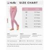 imageStelle Girls Athletic Leggings Kids Dance Workout Running Yoga Pants with Hidden PocketBlackpink