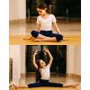 imageStelle Girls Athletic Leggings Kids Dance Workout Running Yoga Pants with Hidden PocketCapriblack