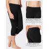 imageStelle Girls Athletic Leggings Kids Dance Workout Running Yoga Pants with Hidden PocketCapriblack2