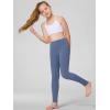 imageStelle Girls Athletic Leggings Kids Dance Workout Running Yoga Pants with Hidden PocketDark Slate Blue