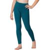 imageStelle Girls Athletic Leggings Kids Dance Workout Running Yoga Pants with Hidden PocketDark Teal