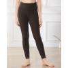 imageStelle Girls Athletic Leggings Kids Dance Workout Running Yoga Pants with Hidden PocketEspresso