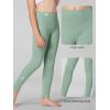 imageStelle Girls Athletic Leggings Kids Dance Workout Running Yoga Pants with Hidden PocketJade Green