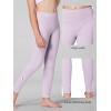imageStelle Girls Athletic Leggings Kids Dance Workout Running Yoga Pants with Hidden PocketLavender