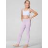 imageStelle Girls Athletic Leggings Kids Dance Workout Running Yoga Pants with Hidden PocketLavender