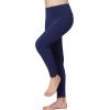 imageStelle Girls Athletic Leggings Kids Dance Workout Running Yoga Pants with Hidden PocketMidnight Blue