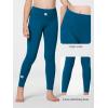 imageStelle Girls Athletic Leggings Kids Dance Workout Running Yoga Pants with Hidden PocketOceanic