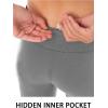 imageStelle Girls Athletic Leggings Kids Dance Workout Running Yoga Pants with Hidden PocketZinc Grey