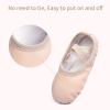 imageStelle Girls Ballet Shoes Boys Toddler Soft Leather Dance Slippers for ToddlerLittle KidBig KidBallet Pink