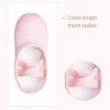 imageStelle Girls Ballet Shoes Boys Toddler Soft Leather Dance Slippers for ToddlerLittle KidBig KidLight Pink