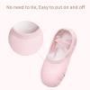 imageStelle Girls Ballet Shoes Boys Toddler Soft Leather Dance Slippers for ToddlerLittle KidBig KidLight Pink