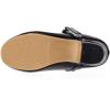 imageStelle Girls Dress Shoes Toddler White Flower Girl Low Heels Mary Jane Flat for School Uniform WeddingLittleBig KidA02black