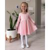 imageStelle Girls Dress Shoes Toddler White Flower Girl Low Heels Mary Jane Flat for School Uniform WeddingLittleBig KidA02whitechain